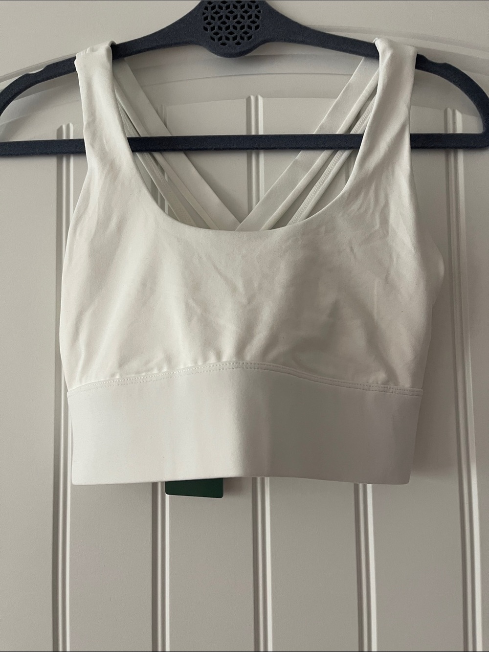 Halara White Sports Bra Small NWT